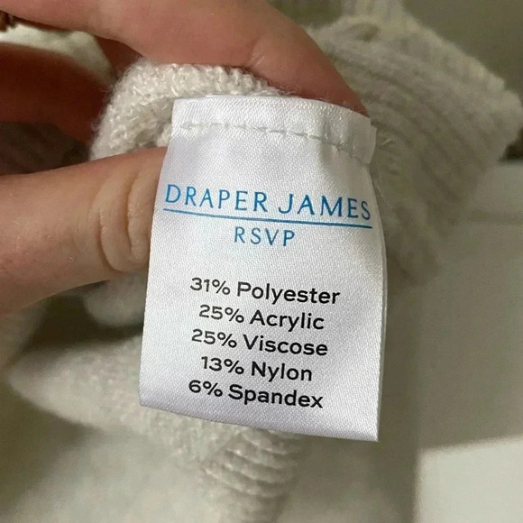 Draper James RSVP Long Sleeve Embellished Pearl and Rhinestone Sweater - Picture 7 of 7